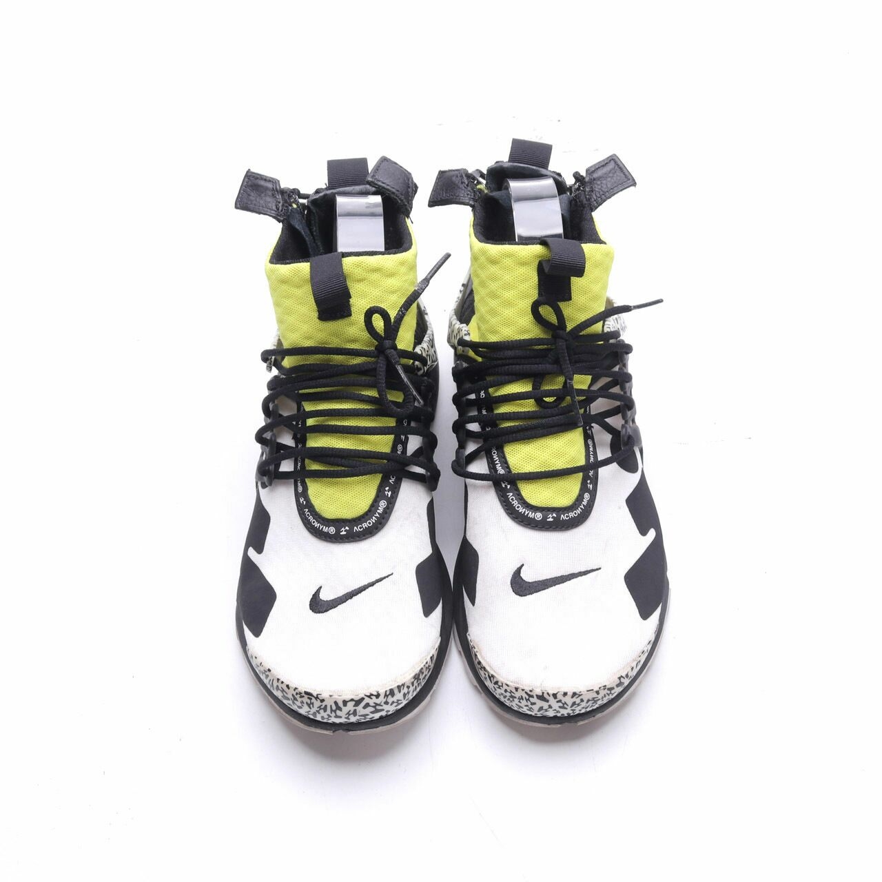 Nike X Acronym Presto Mid Dynamic Yellow Volt Utility Sneakers