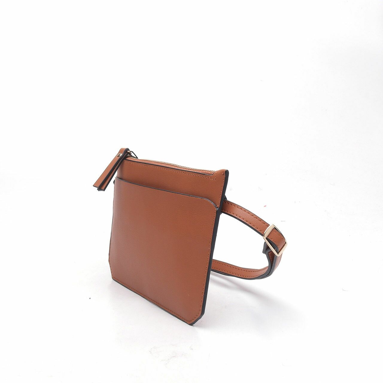 Mango Brown Belt Sling Bag