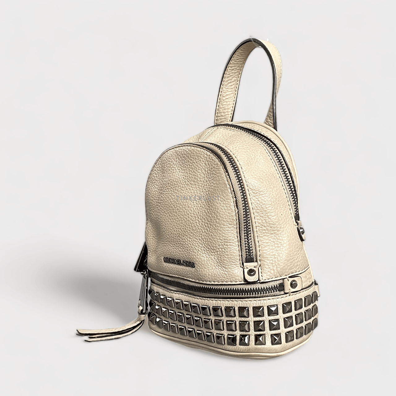 Michael Kors Nude Mini Stud Rhea Backpack