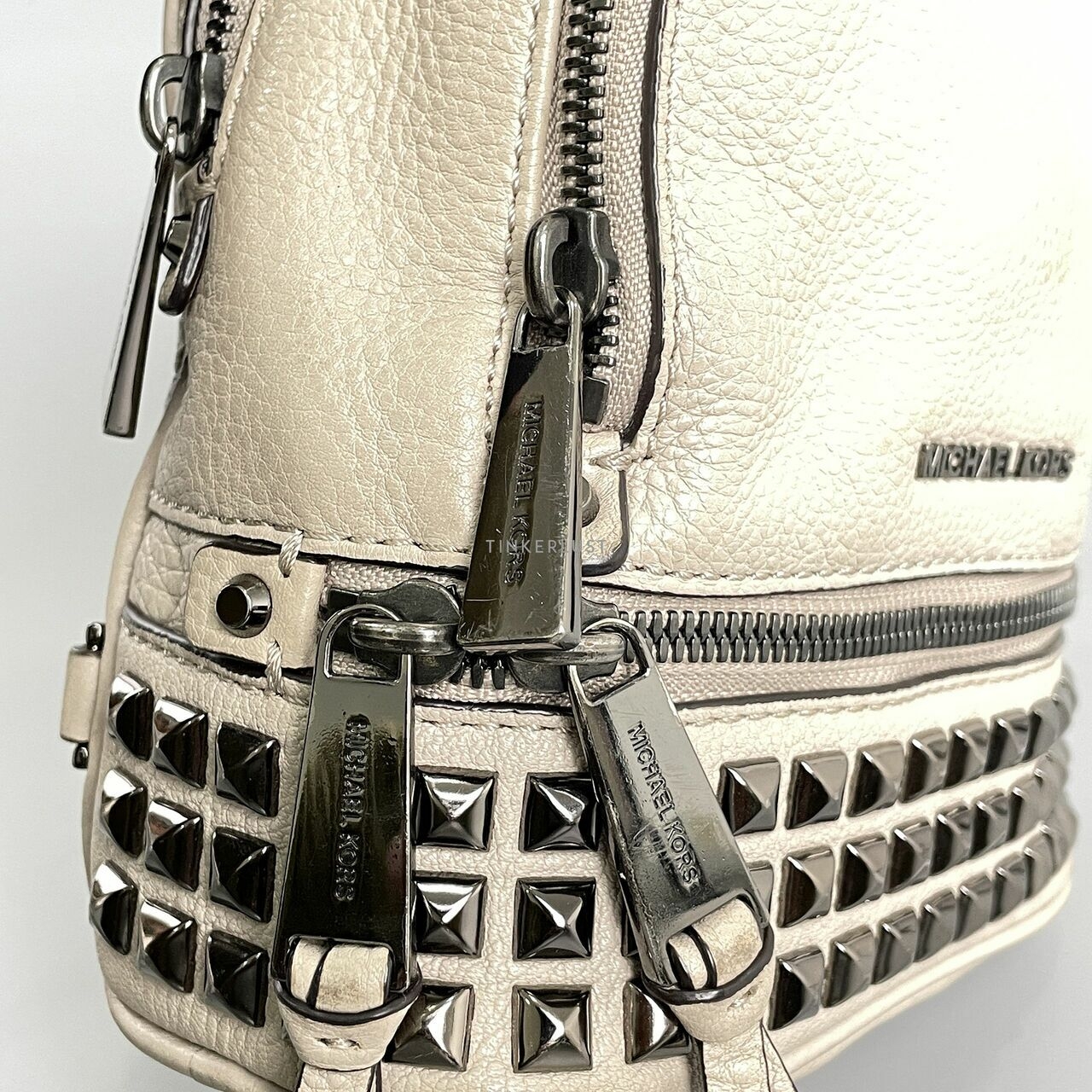 Michael Kors Nude Mini Stud Rhea Backpack