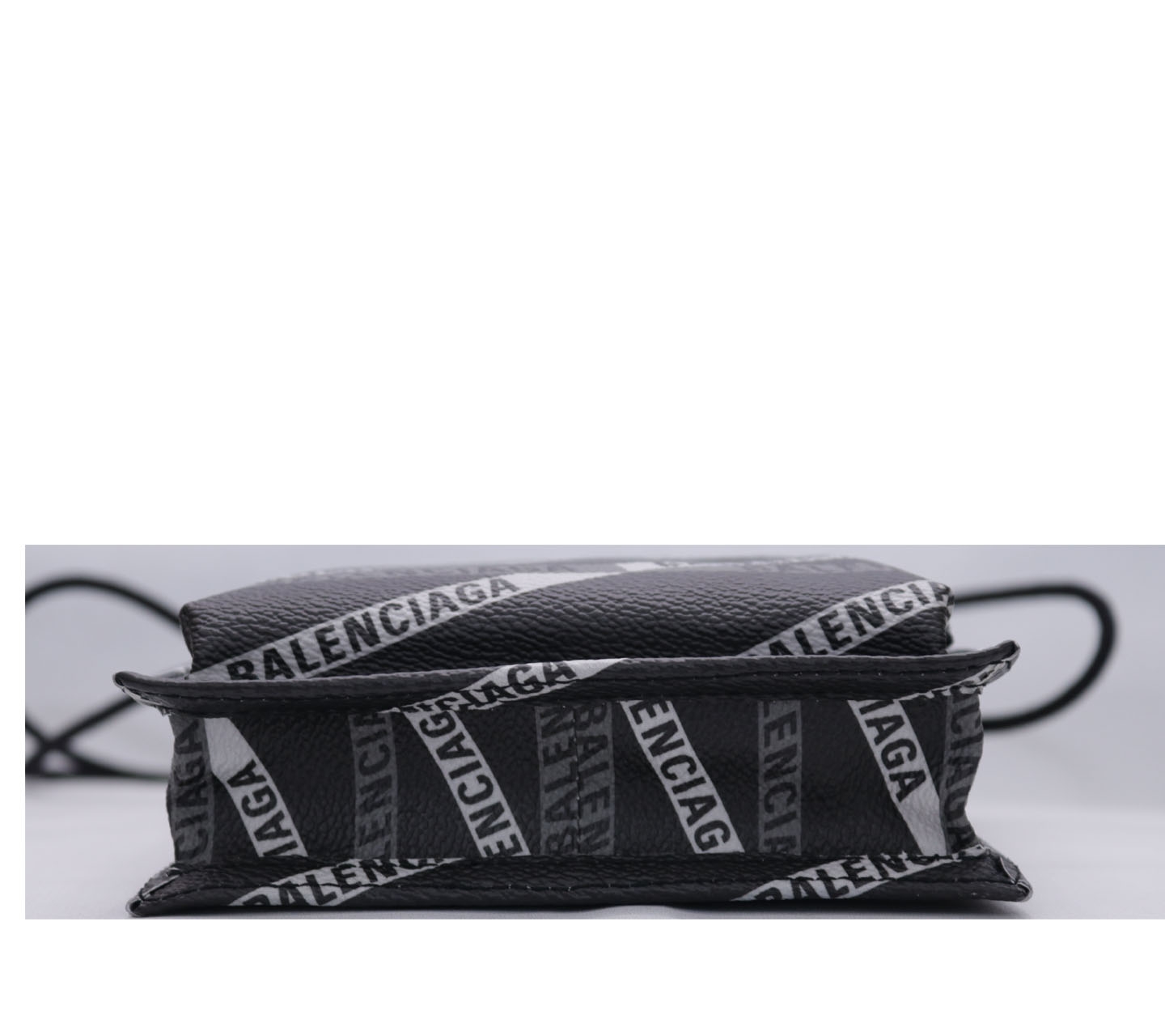 Balenciaga Black Mini Explorer Logo Crossbody Sling Bag