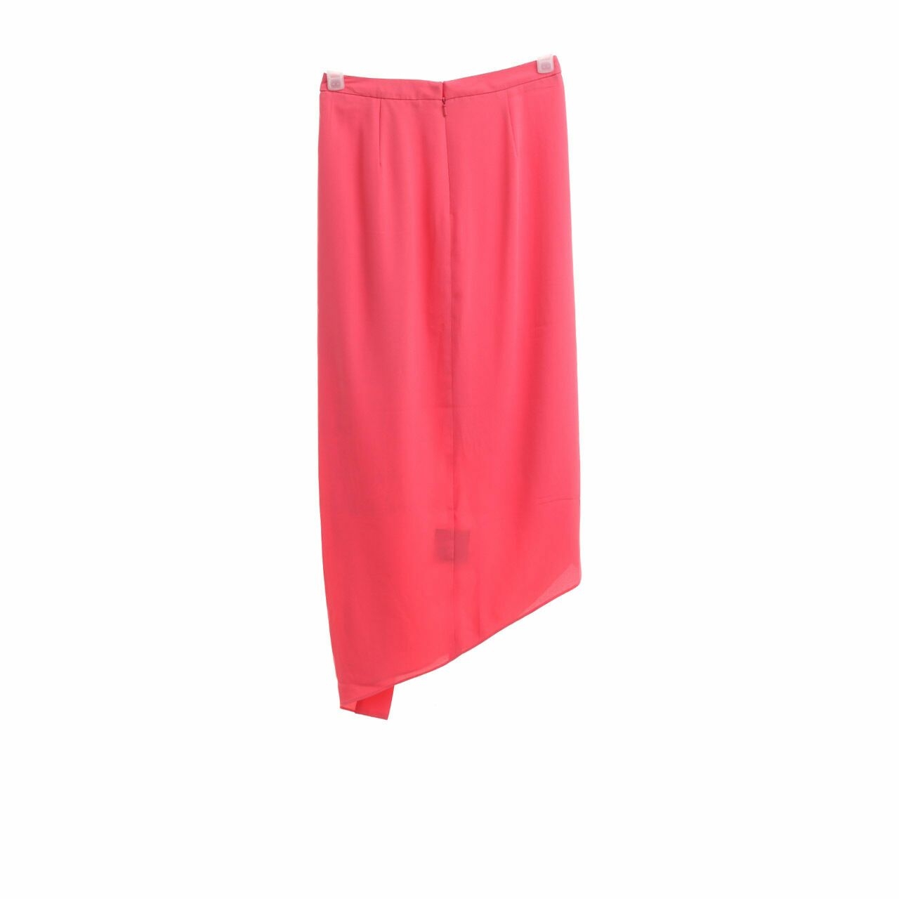 Forever 21 Pink Wrap Midi Skirt