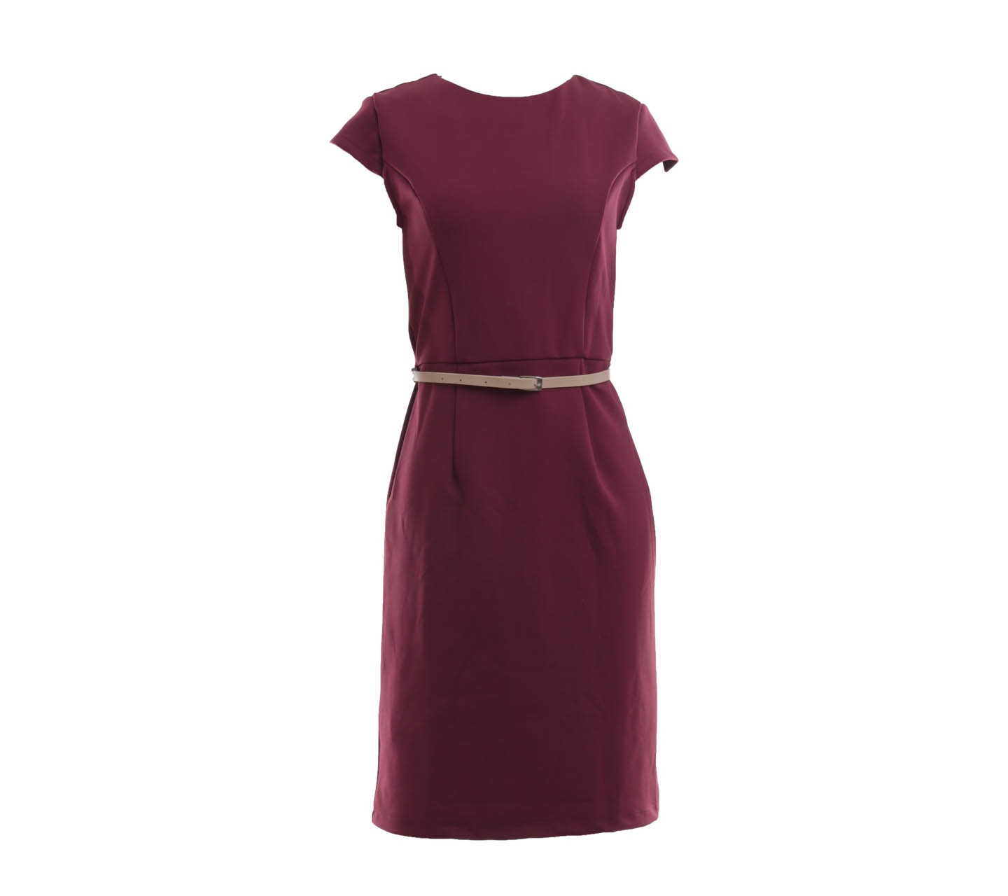 The Executive Burgundy Mini Dress