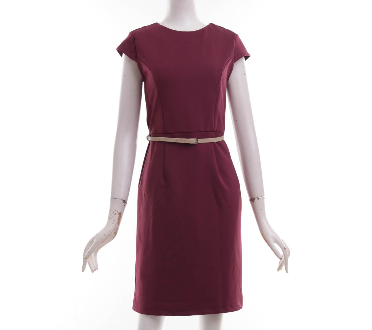 The Executive Burgundy Mini Dress