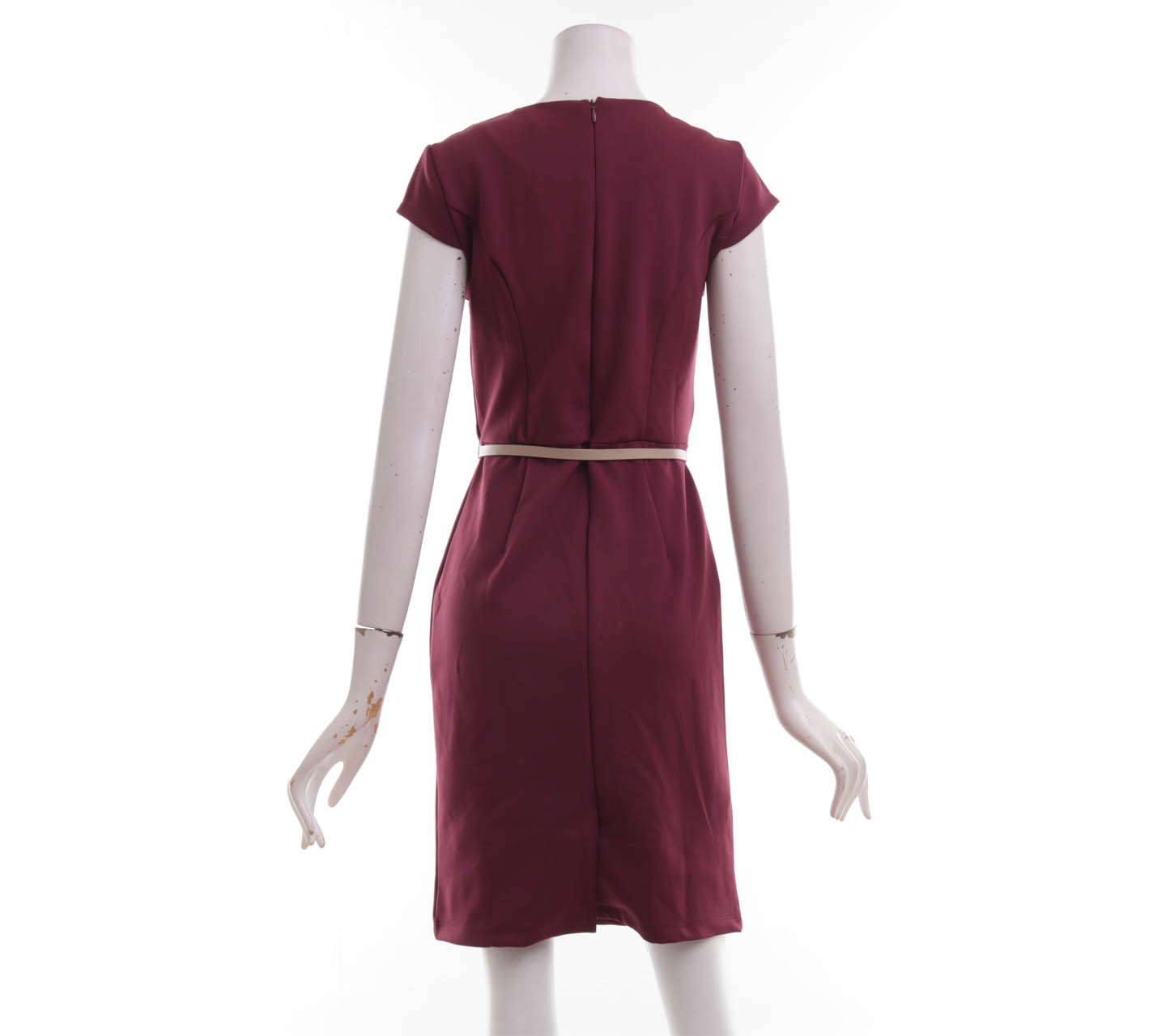 The Executive Burgundy Mini Dress