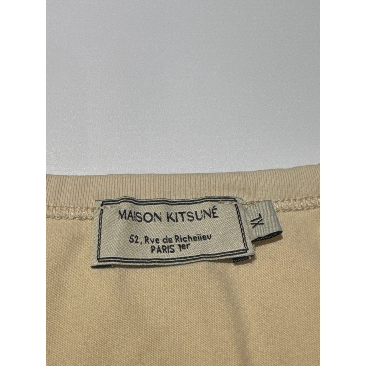 Maison Kitsune Cream Kaos