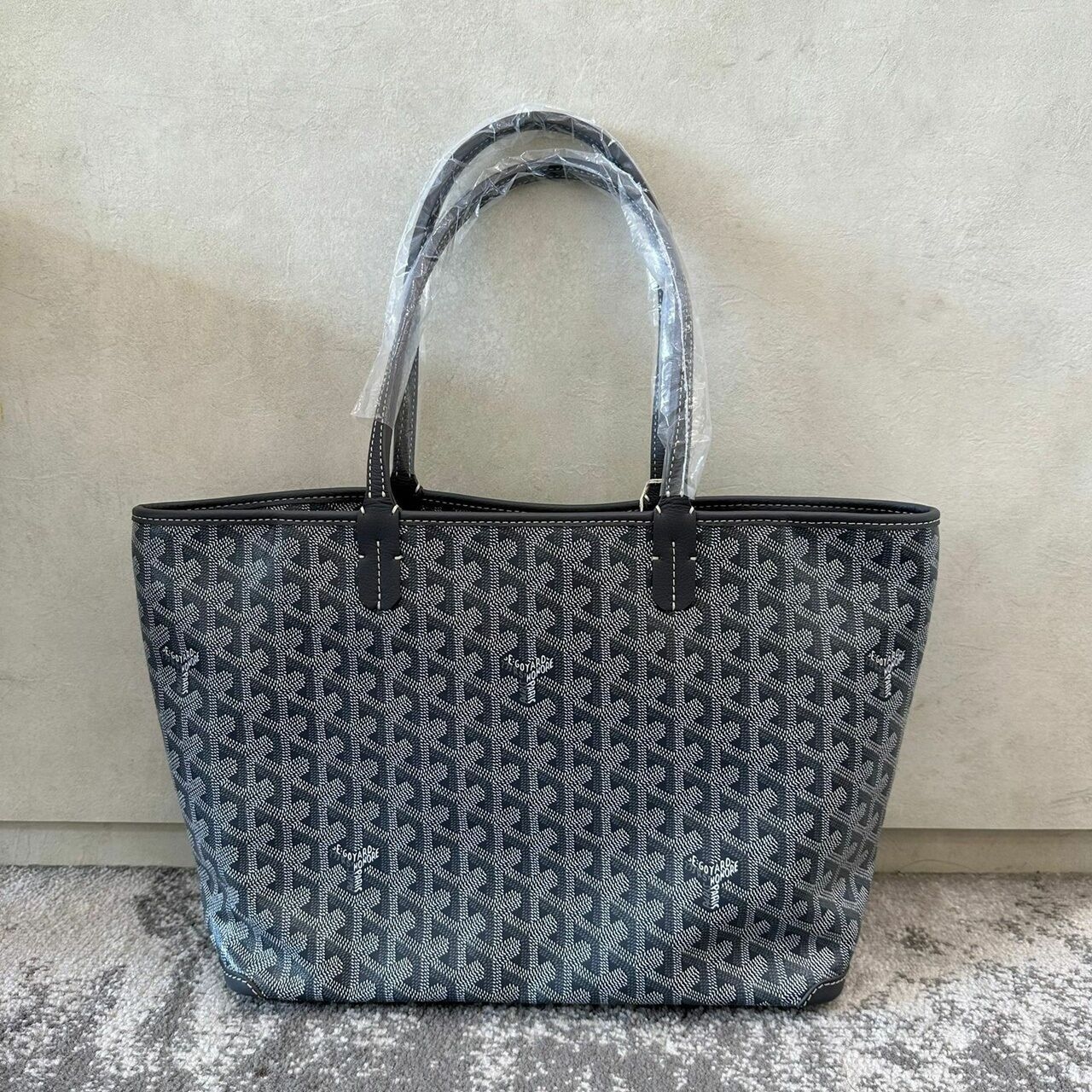 Goyard Artois PM Grey Tote Bag