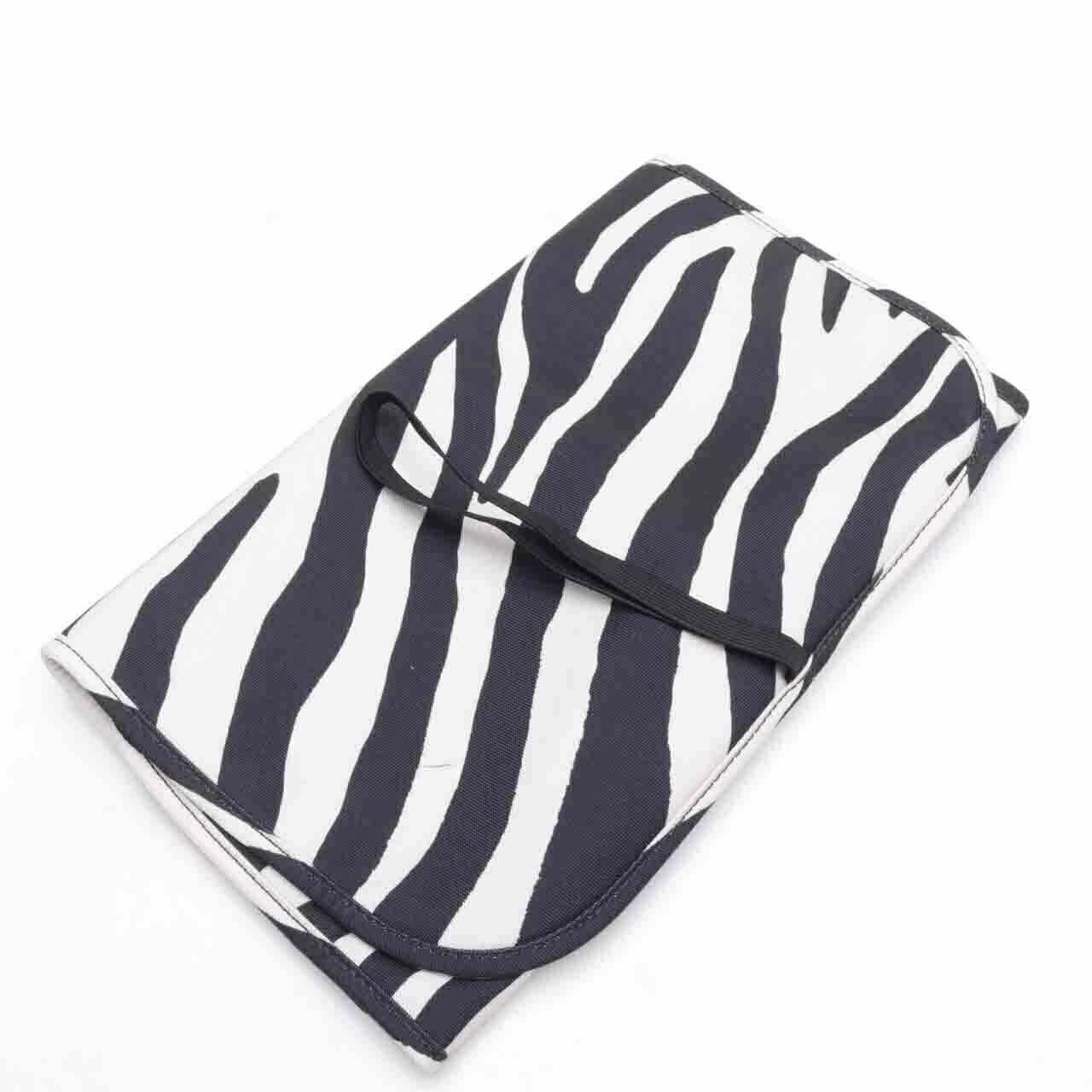 Marc Jacobs Zebra Print Black White Biker Baby Diaper Tote Bag