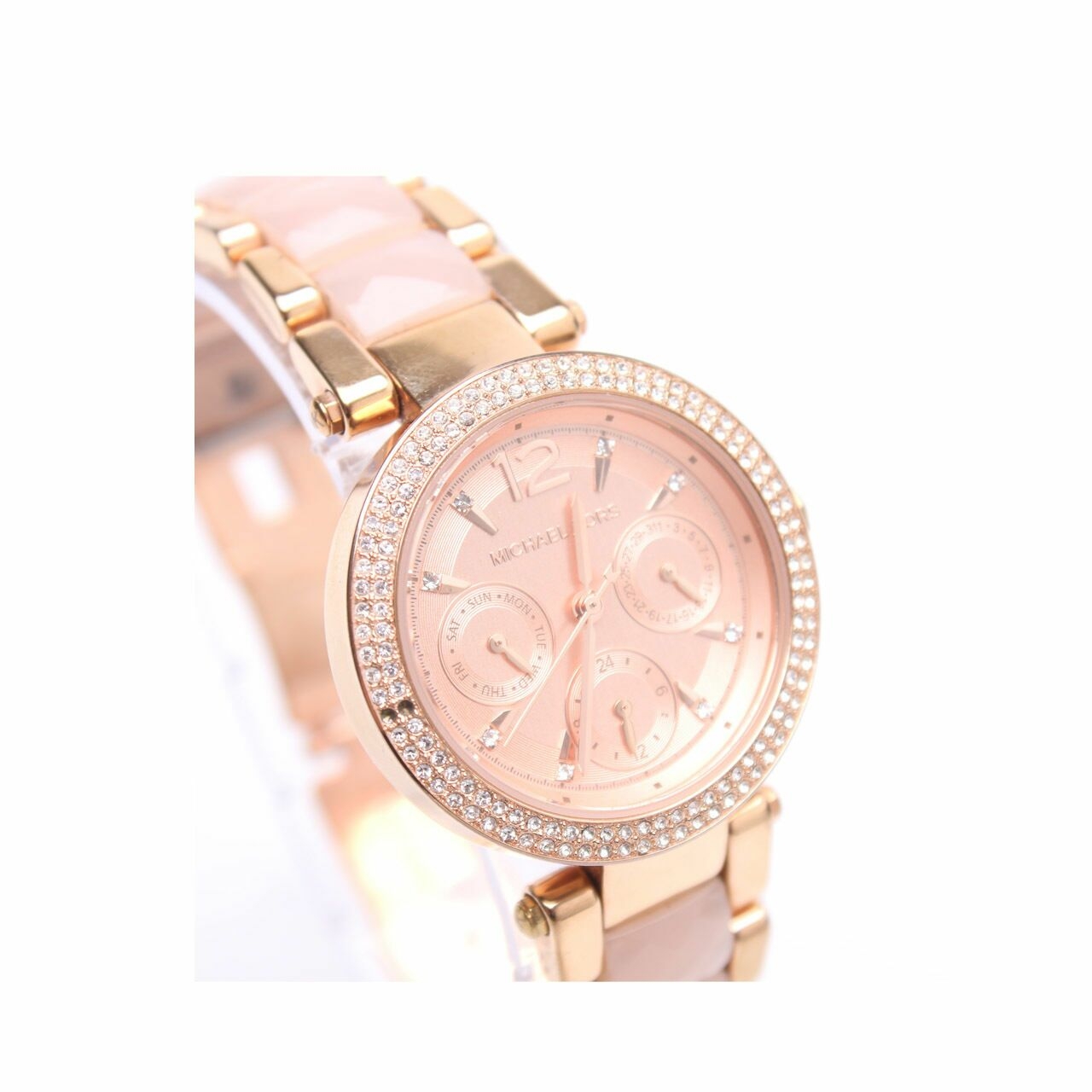 Michael Kors MK6547 Mini Parker Rose Gold Blush Wristwatch Women's