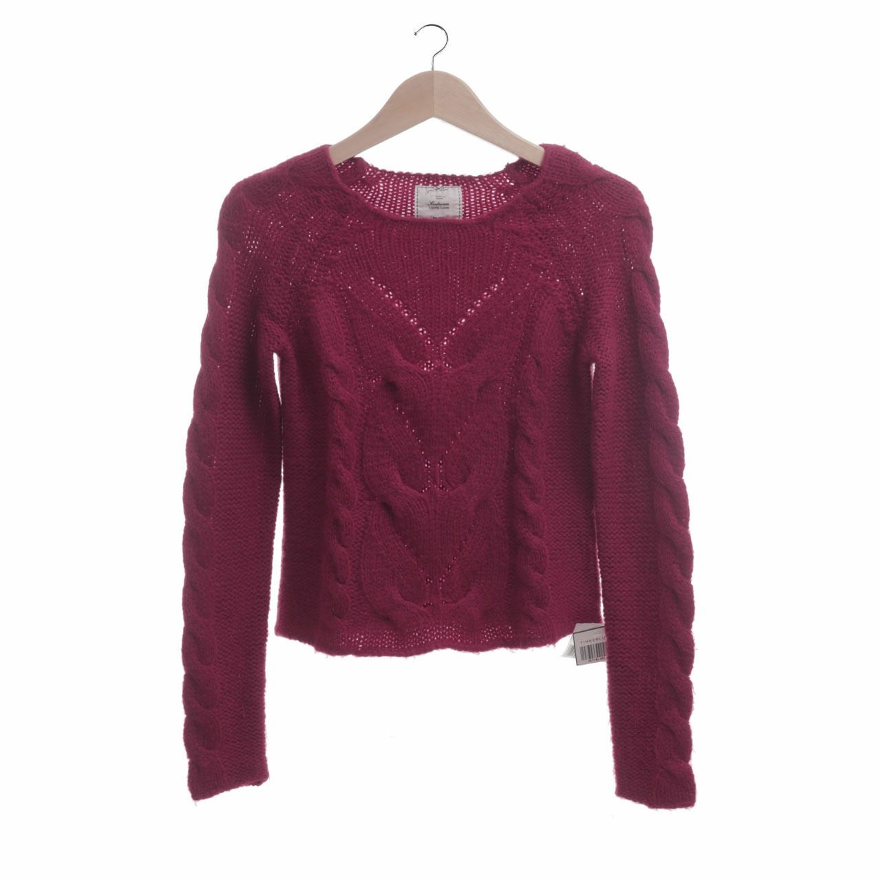 New Look Red Knit Blouse