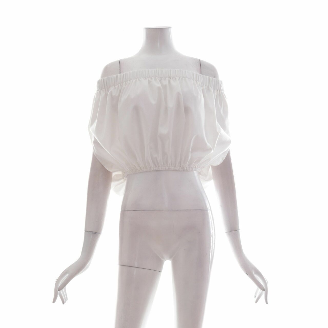 Private Collection White Crop Blouse