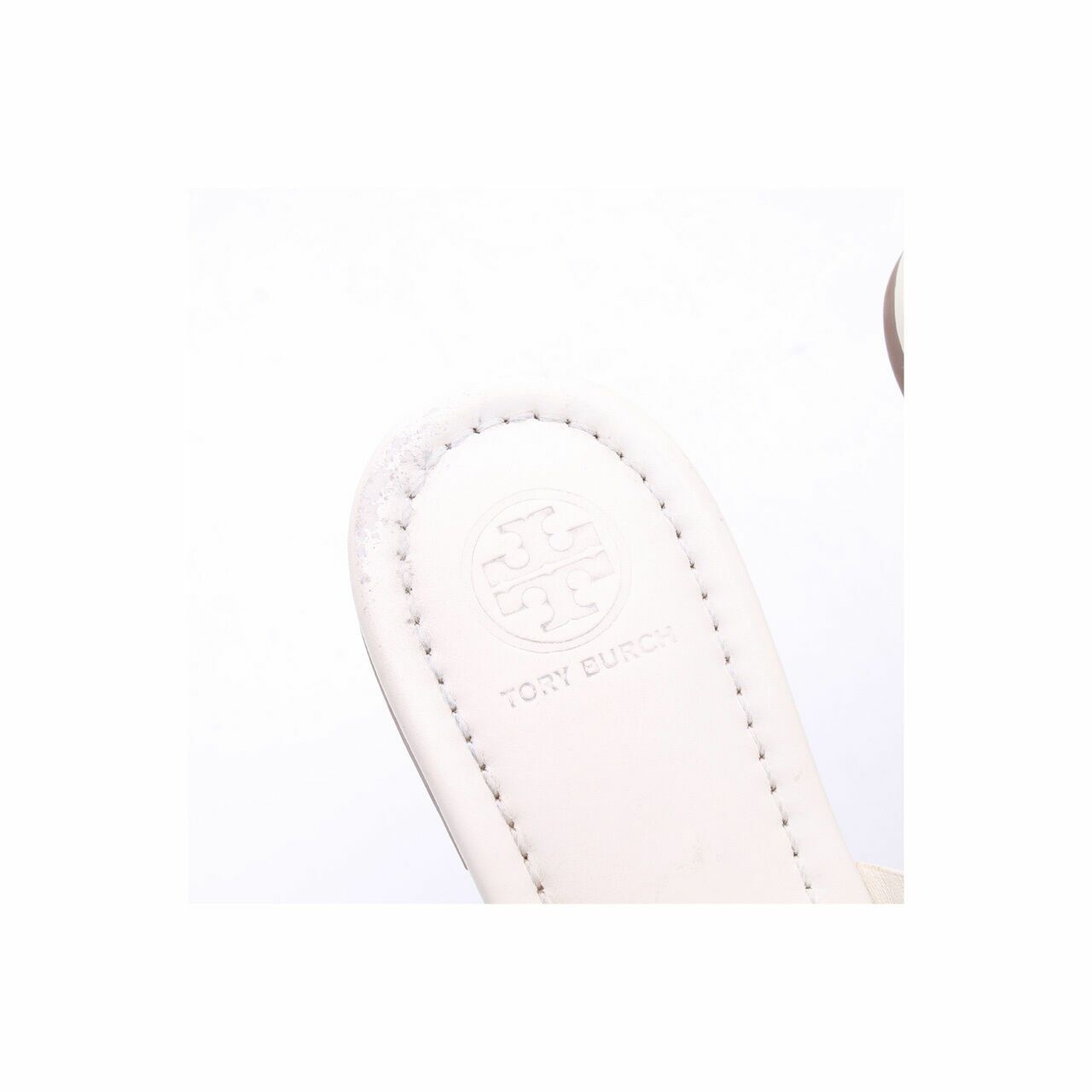 Tory Burch Miller Veg Leather Bleach White Sandals