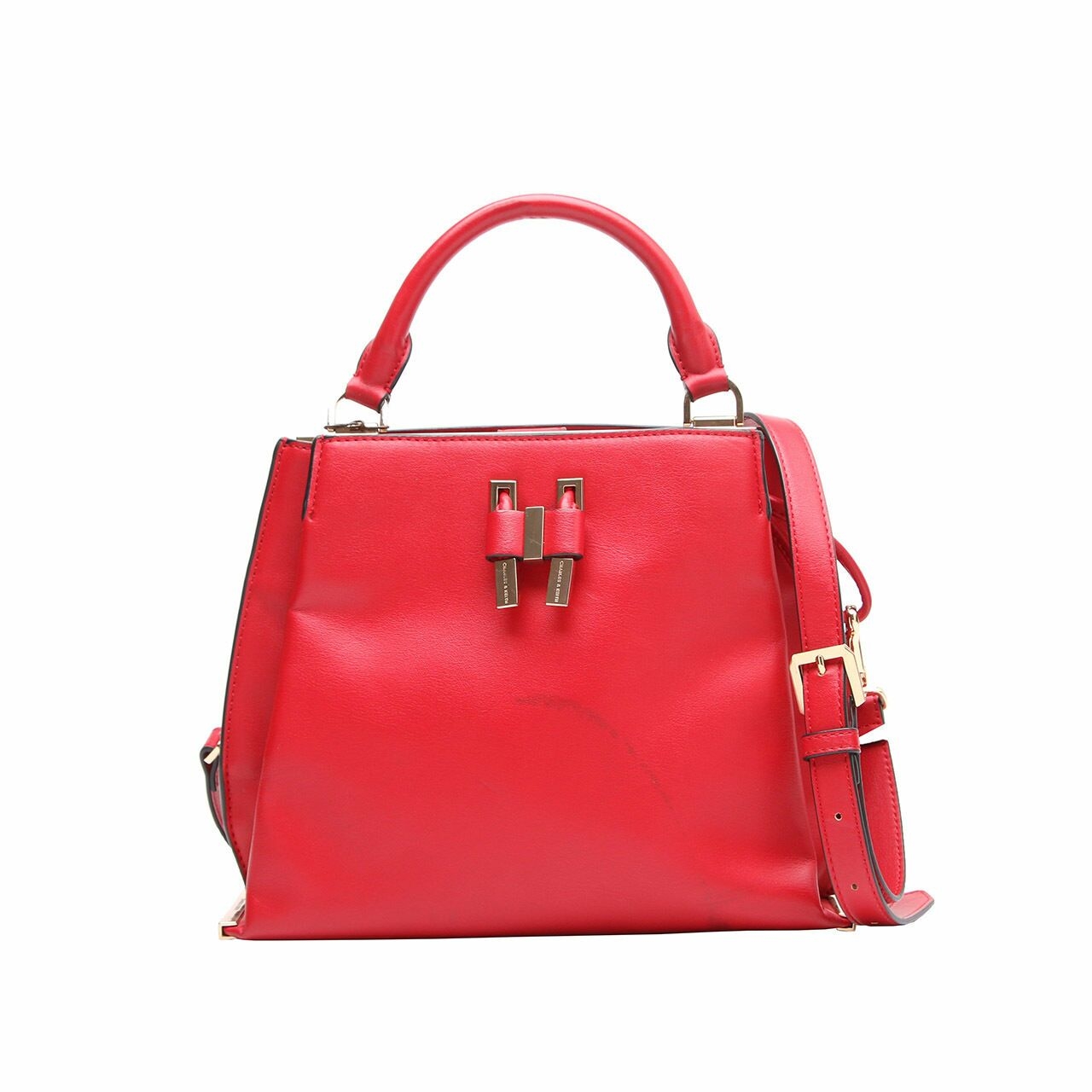 Charles & Keith Red Satchel