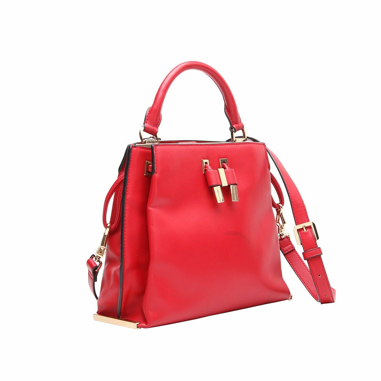 Charles & Keith Red Satchel