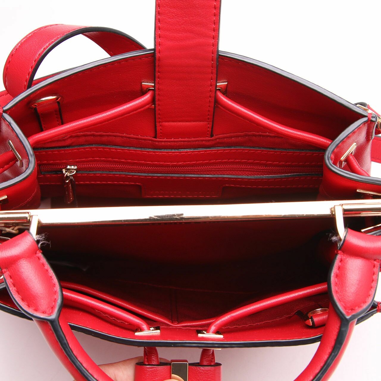 Charles & Keith Red Satchel