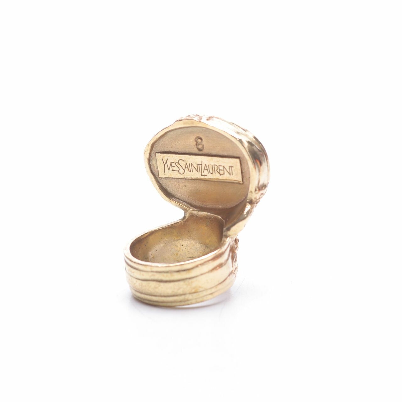 Yves Saint Laurent Arty Pink Gold Ring Jewellery