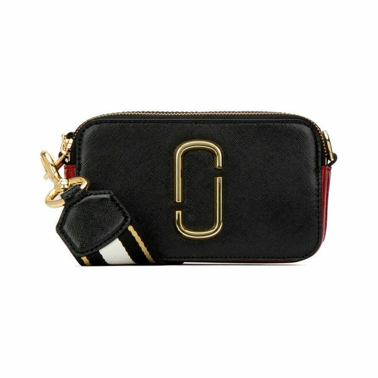 Marc Jacobs The Snapshot Camera Bag Black Red Ghw