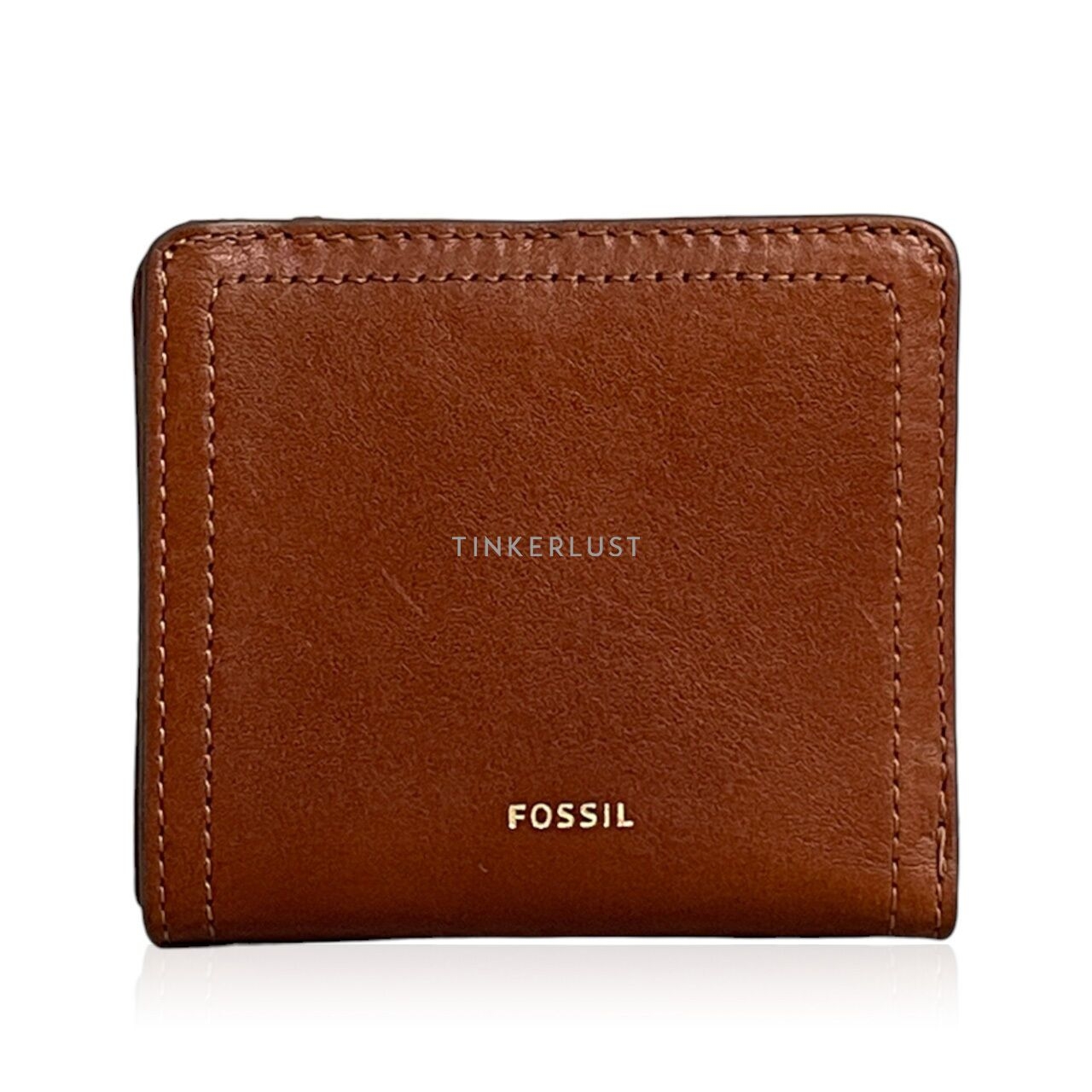 Fossil Brown Logan Leather Small Bifold Wallet