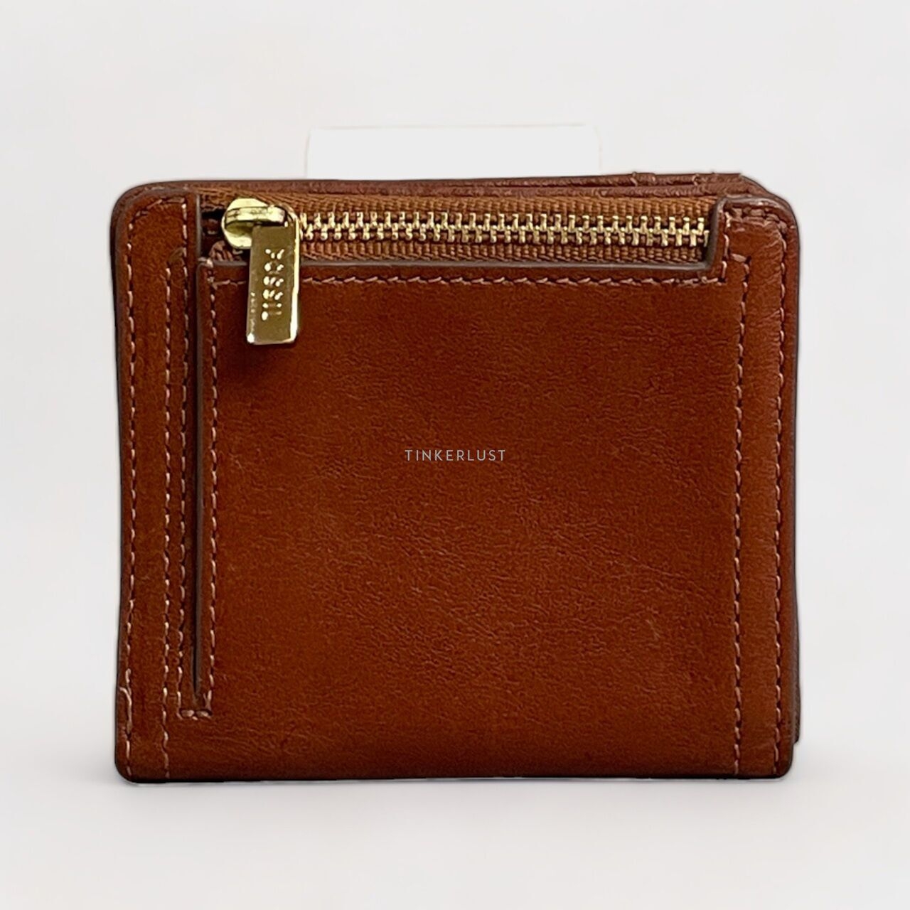 Fossil Brown Logan Leather Small Bifold Wallet