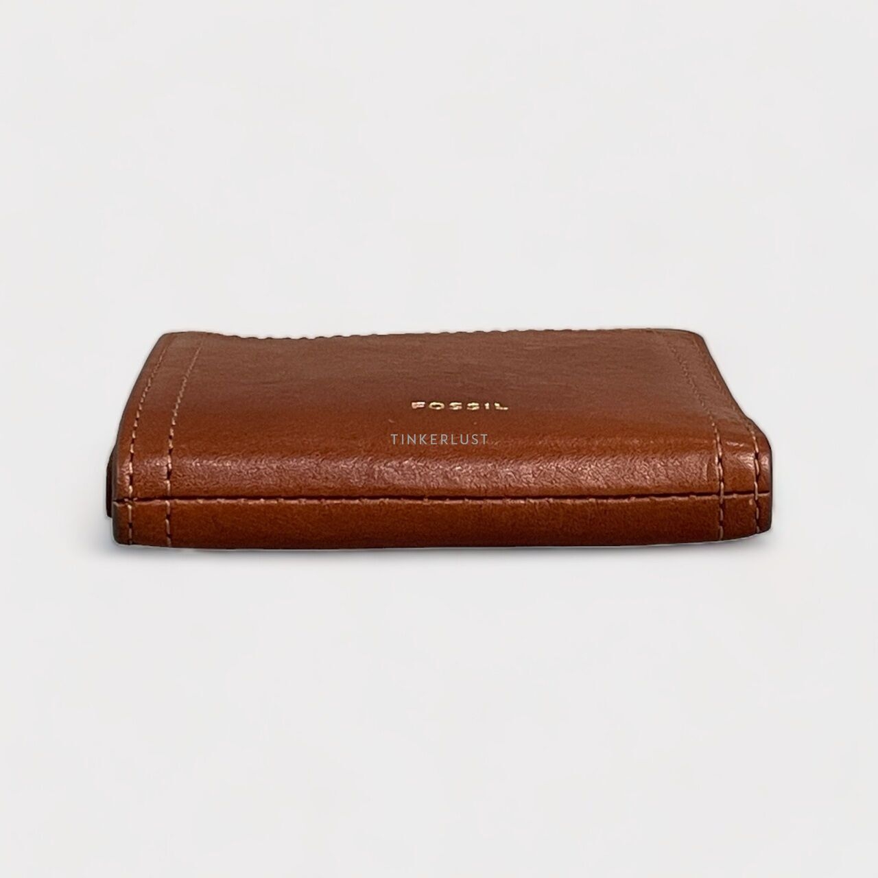 Fossil Brown Logan Leather Small Bifold Wallet