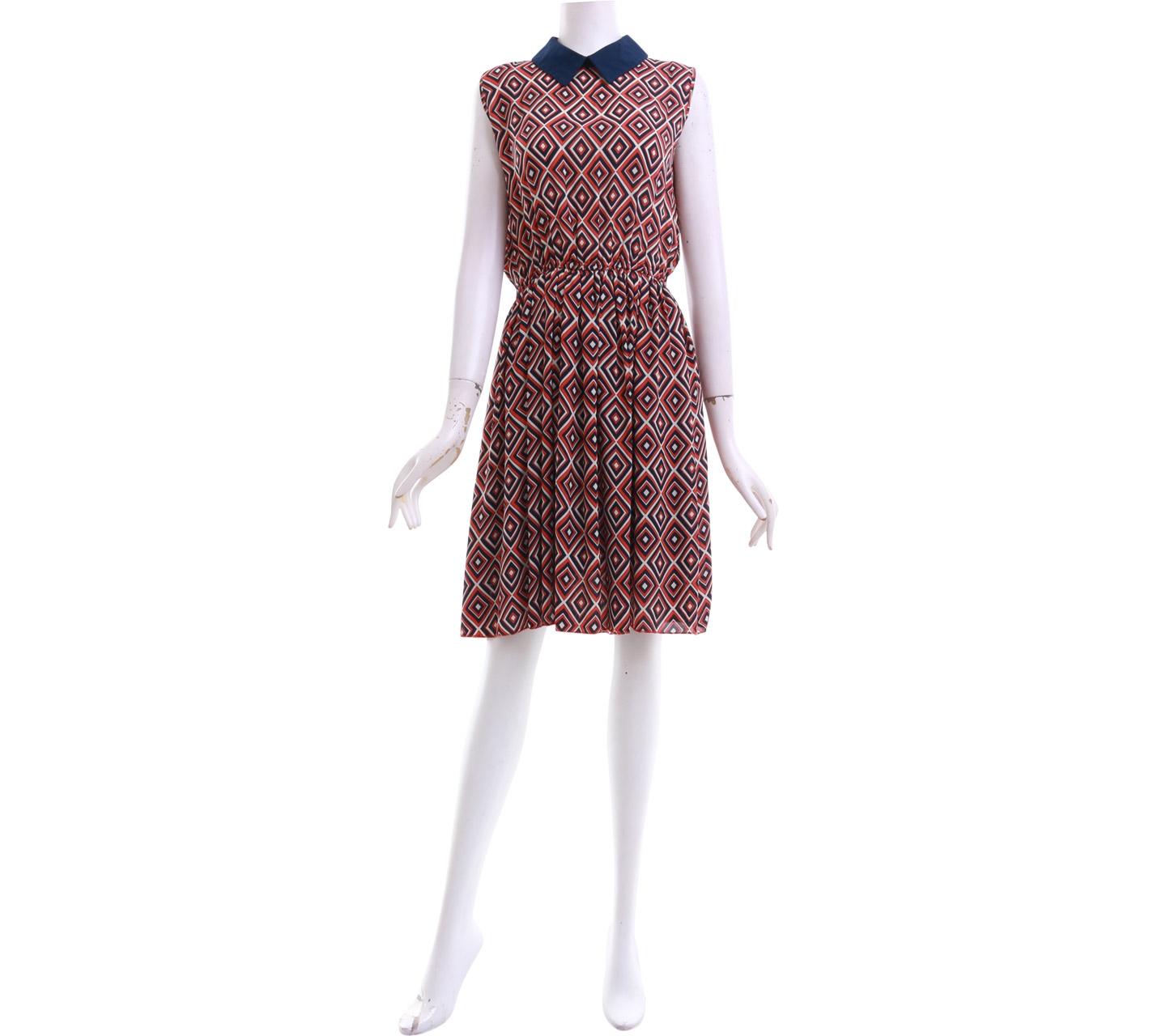 Uptown Girl Patterned Multicolor Mini Dress