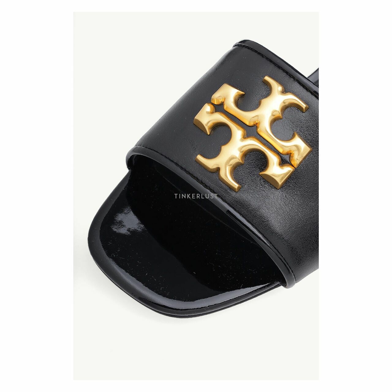 Tory Burch Women Eleanor Slide in Perfect Black GHW