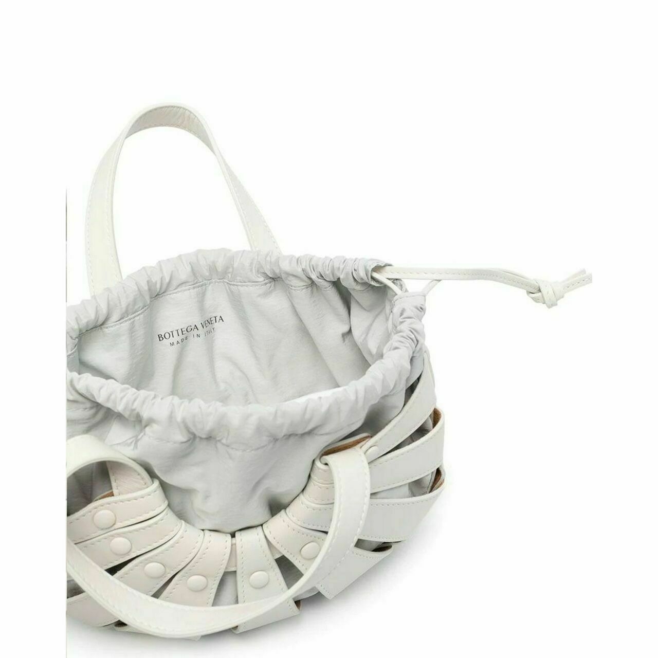 Bottega Veneta The Shell French Crossbody Ivory