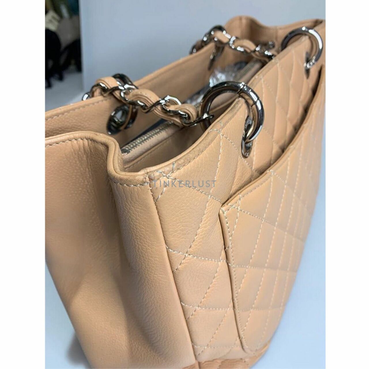 Chanel Beige GST SHW #17 2013 Tote Bag