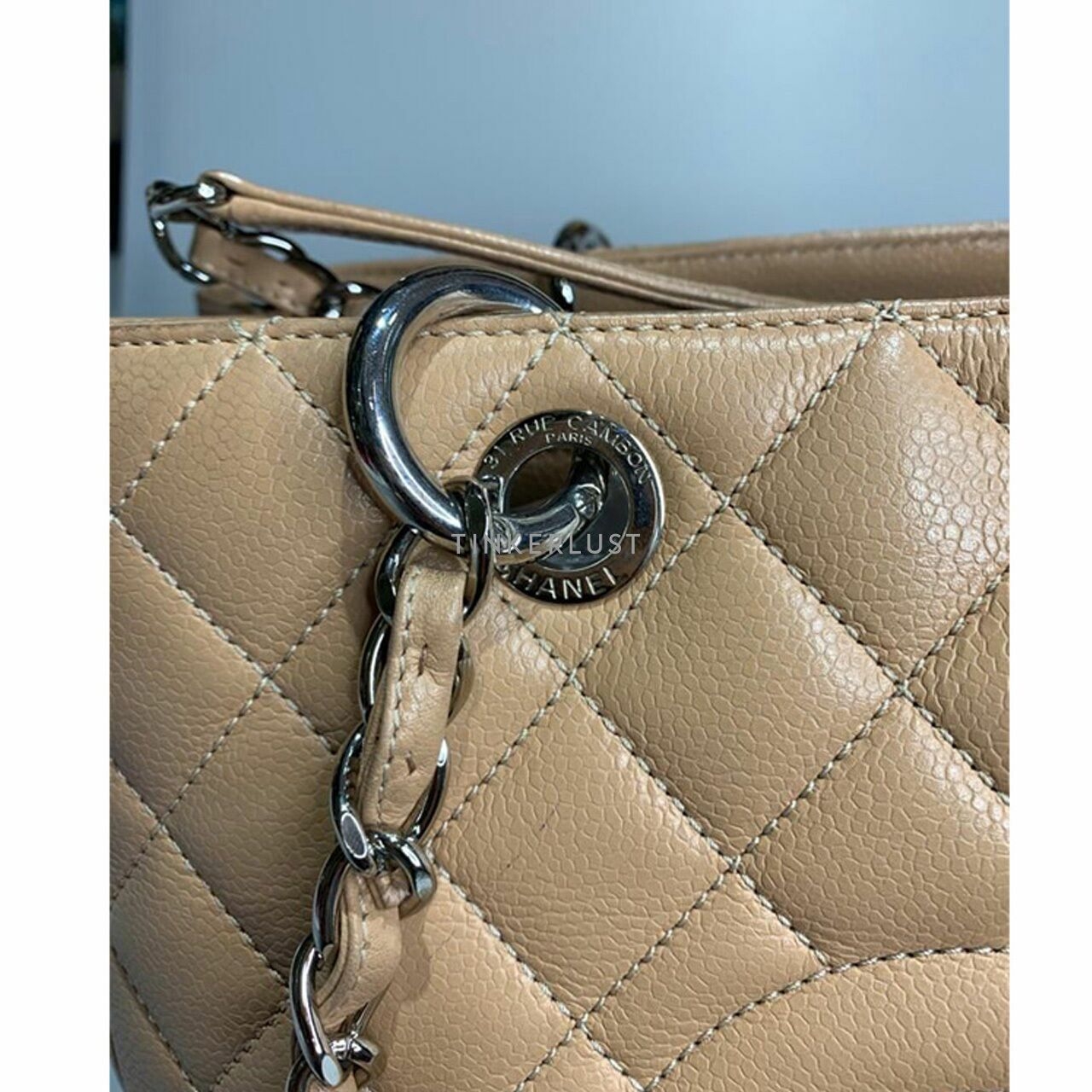 Chanel Beige GST SHW #17 2013 Tote Bag