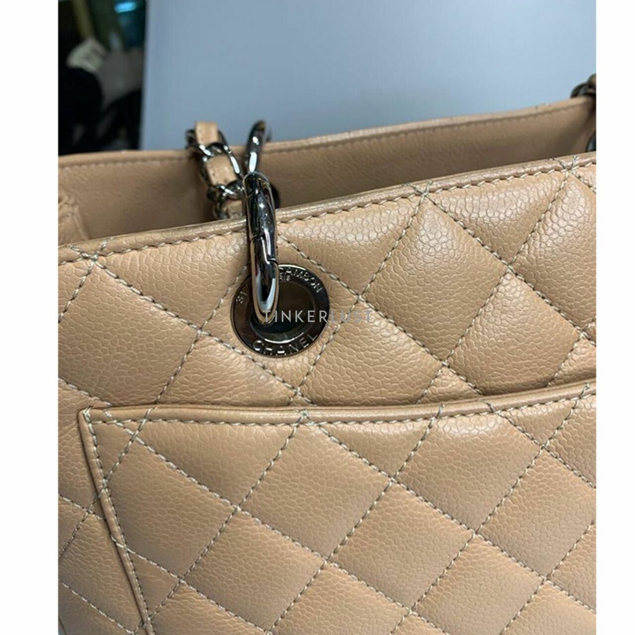 Chanel Beige GST SHW #17 2013 Tote Bag