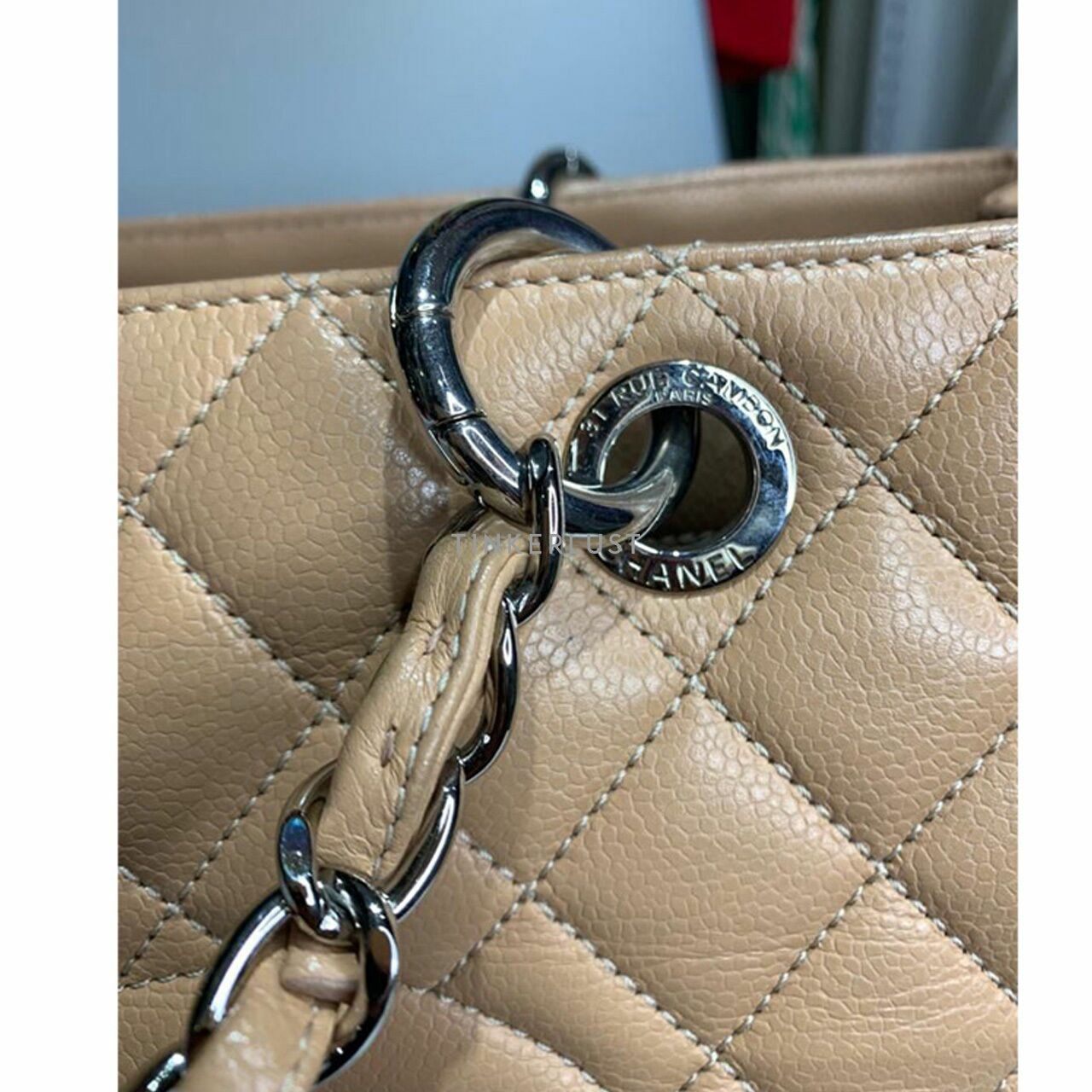 Chanel Beige GST SHW #17 2013 Tote Bag