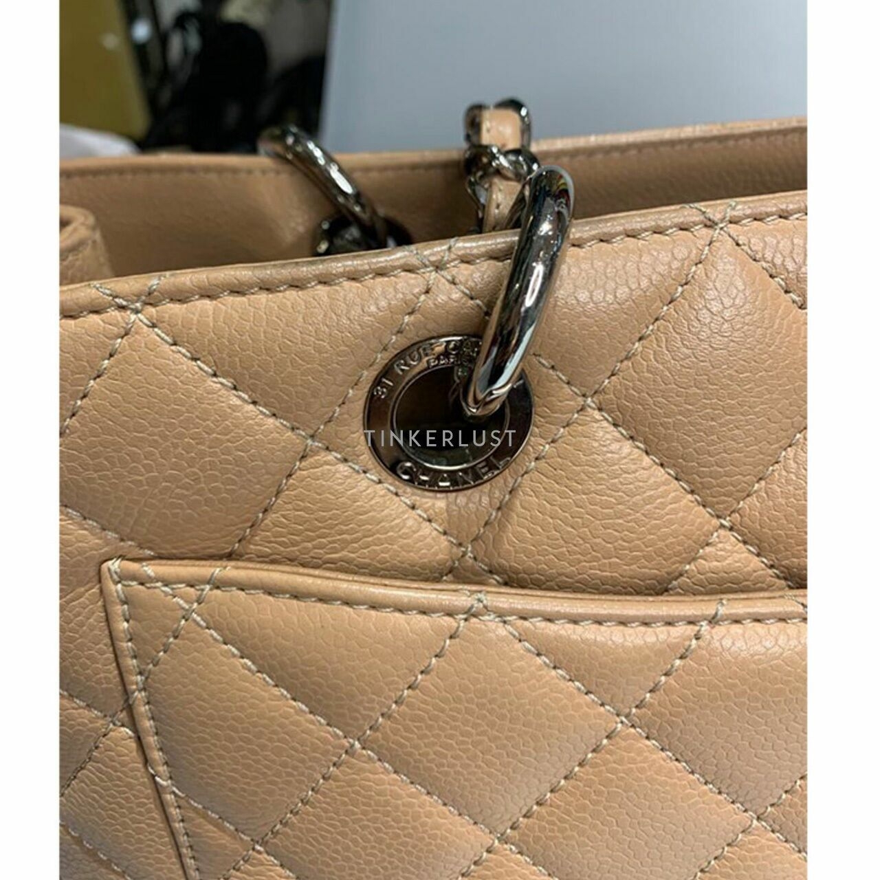 Chanel Beige GST SHW #17 2013 Tote Bag