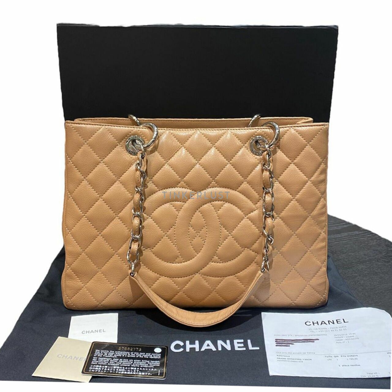 Chanel Beige GST SHW #17 2013 Tote Bag