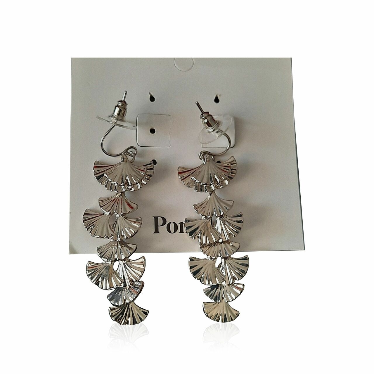 Pomelo. Silver Earrings