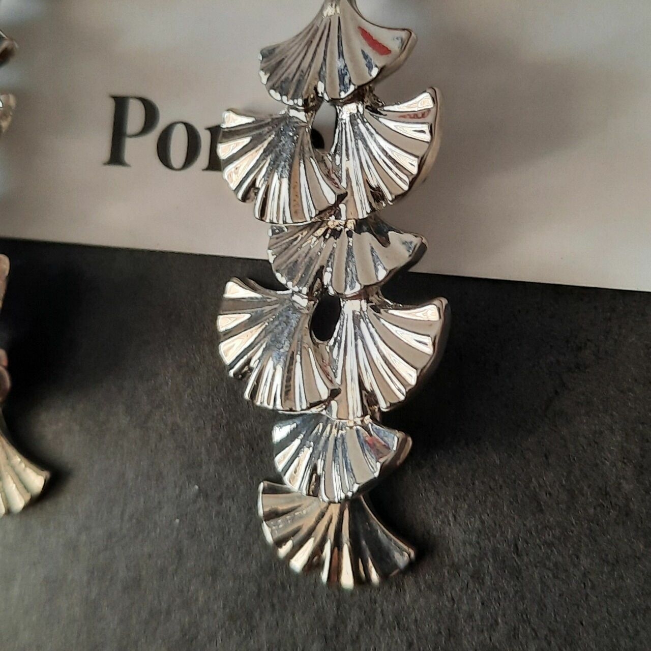 Pomelo. Silver Earrings