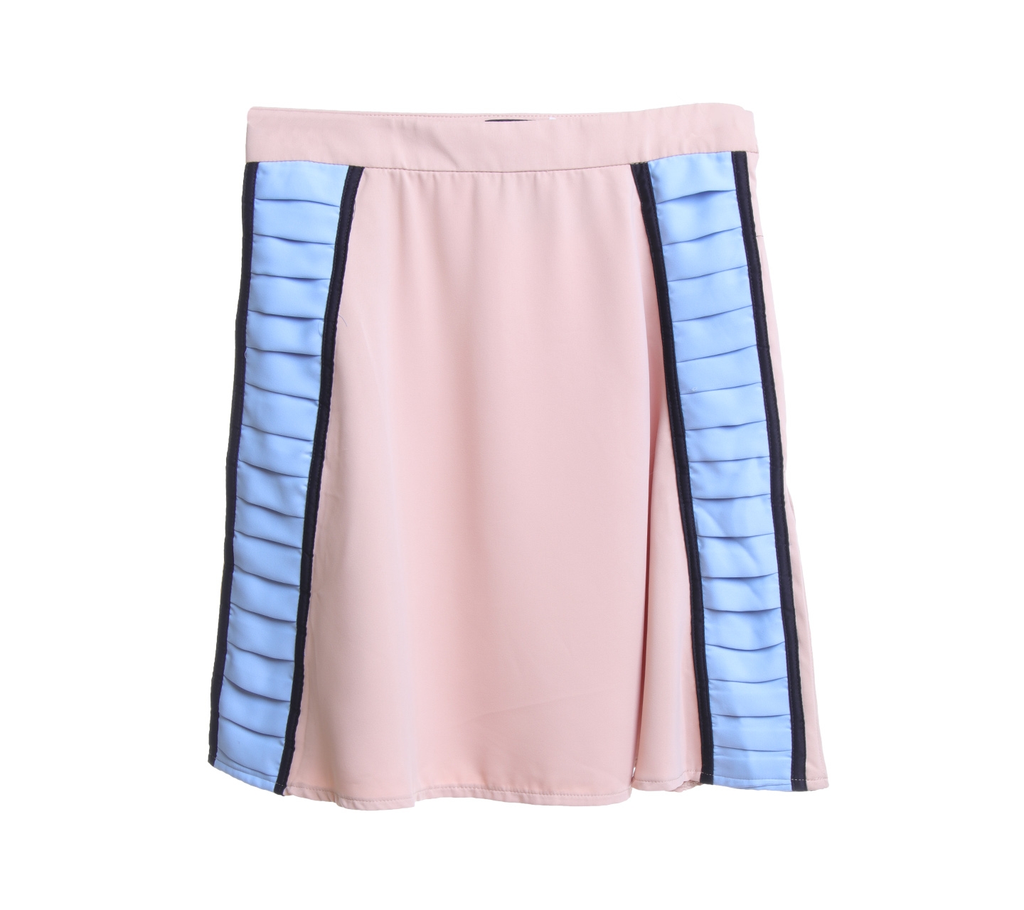 Suki The Label Brown And Blue Mini Skirt