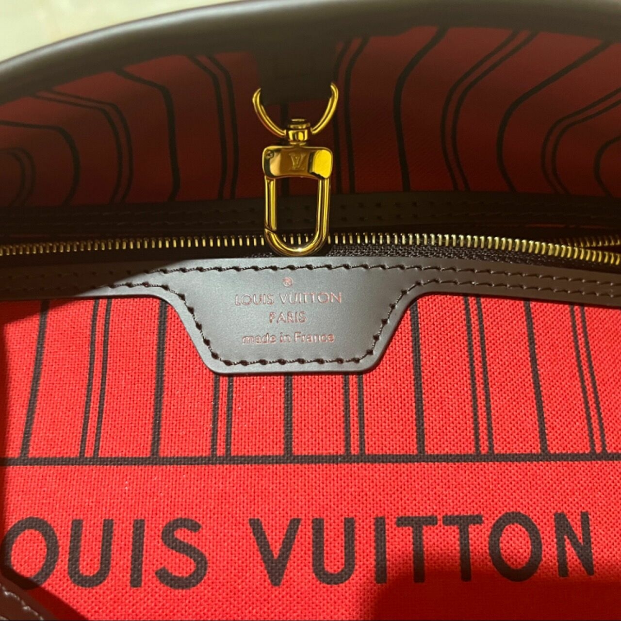 Louis Vuitton Brown Tote Bag