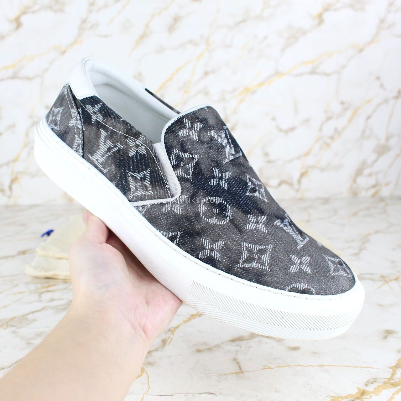 Louis Vuitton Monogram Slip On Sneakers