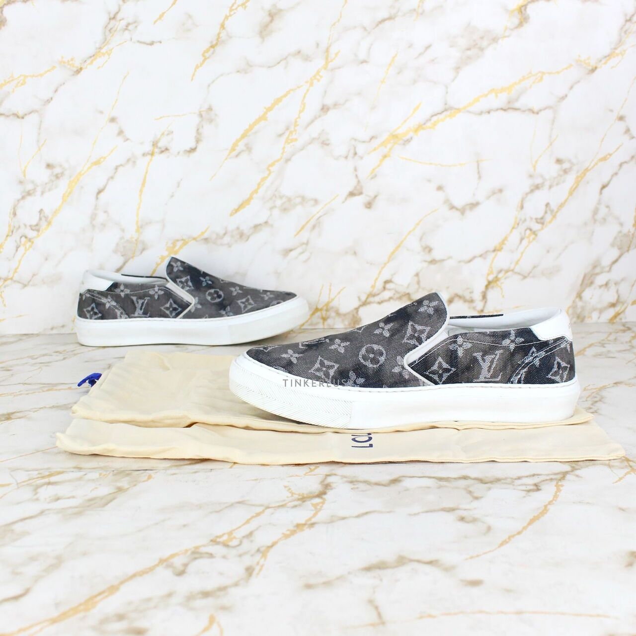 Louis Vuitton Monogram Slip On Sneakers