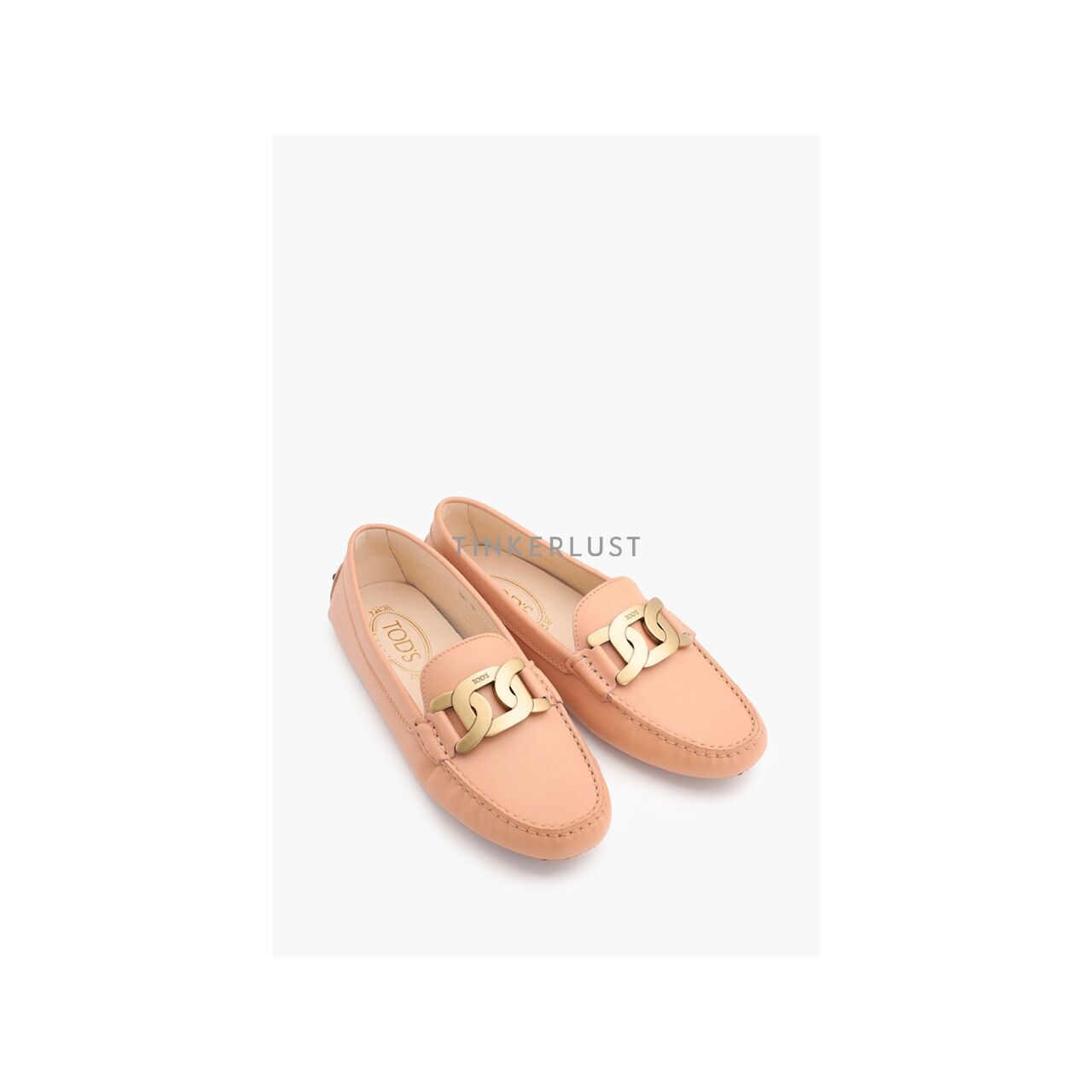 Tod's Women Kate Gommino Driving Shoes in Pink Leather