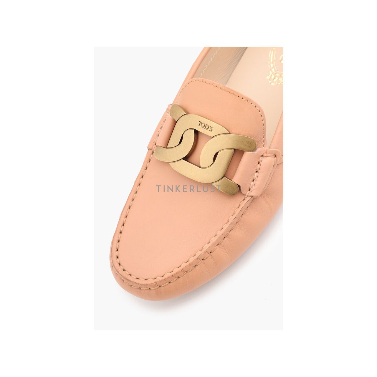 Tod's Women Kate Gommino Driving Shoes in Pink Leather