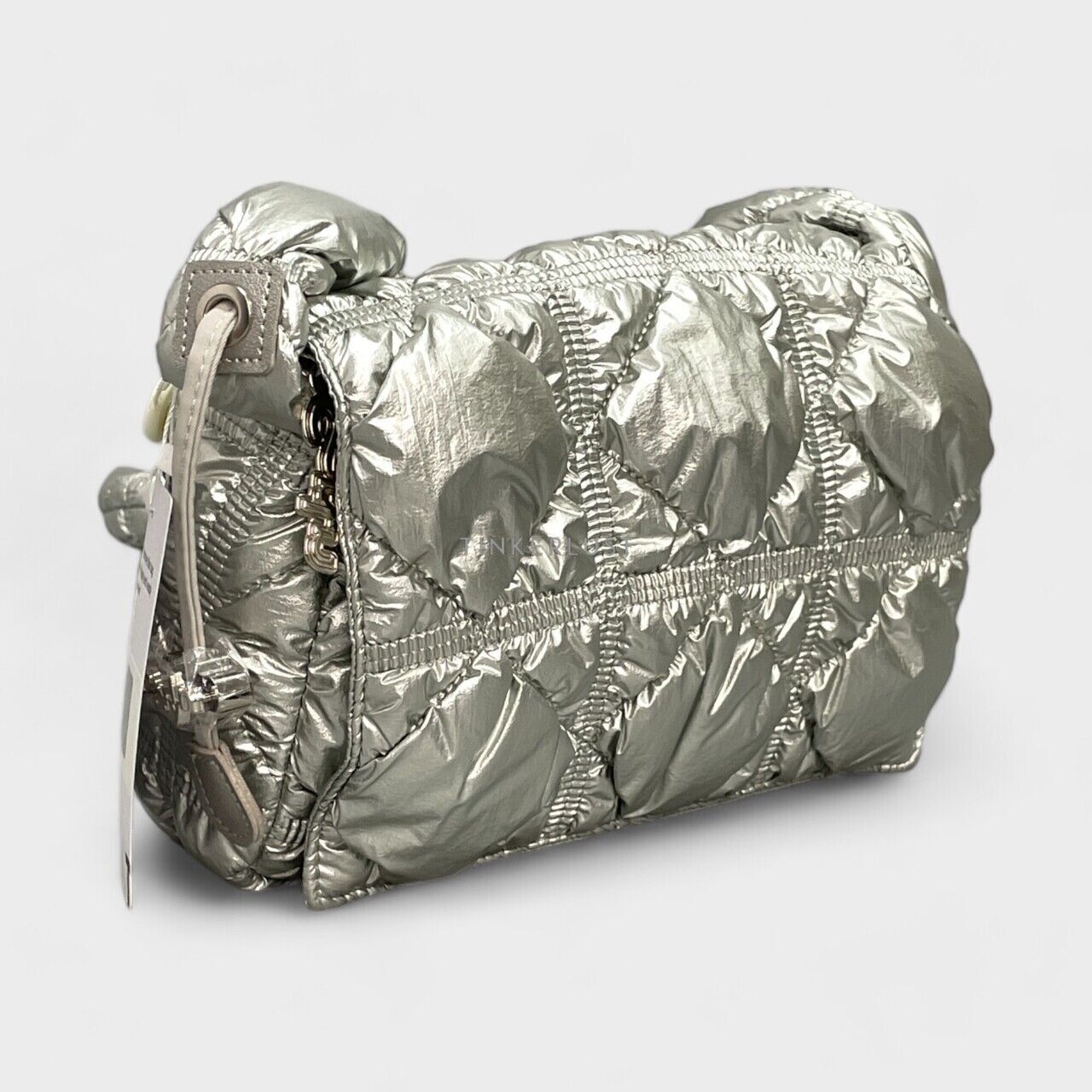 Carlyn Luke Silver Sling Bag