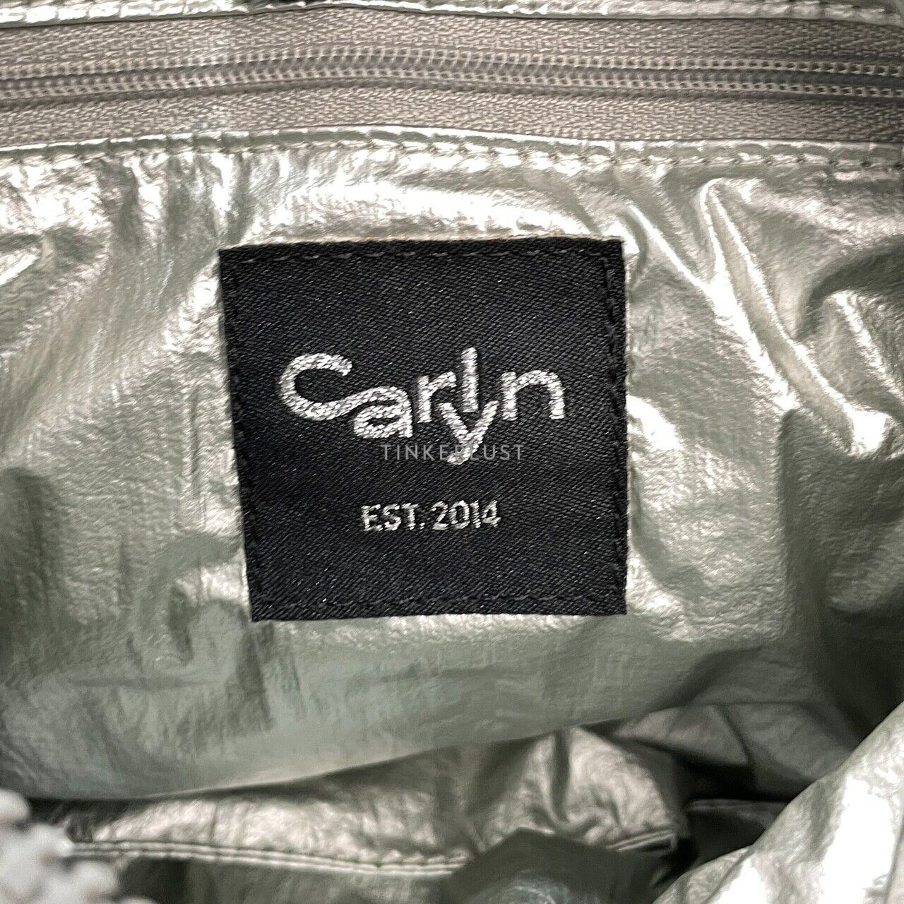 Carlyn Luke Silver Sling Bag