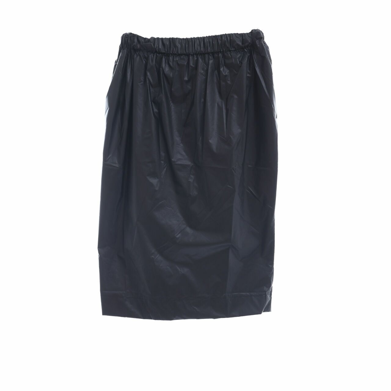 Yuan x Alika Black Asha Midi Skirt