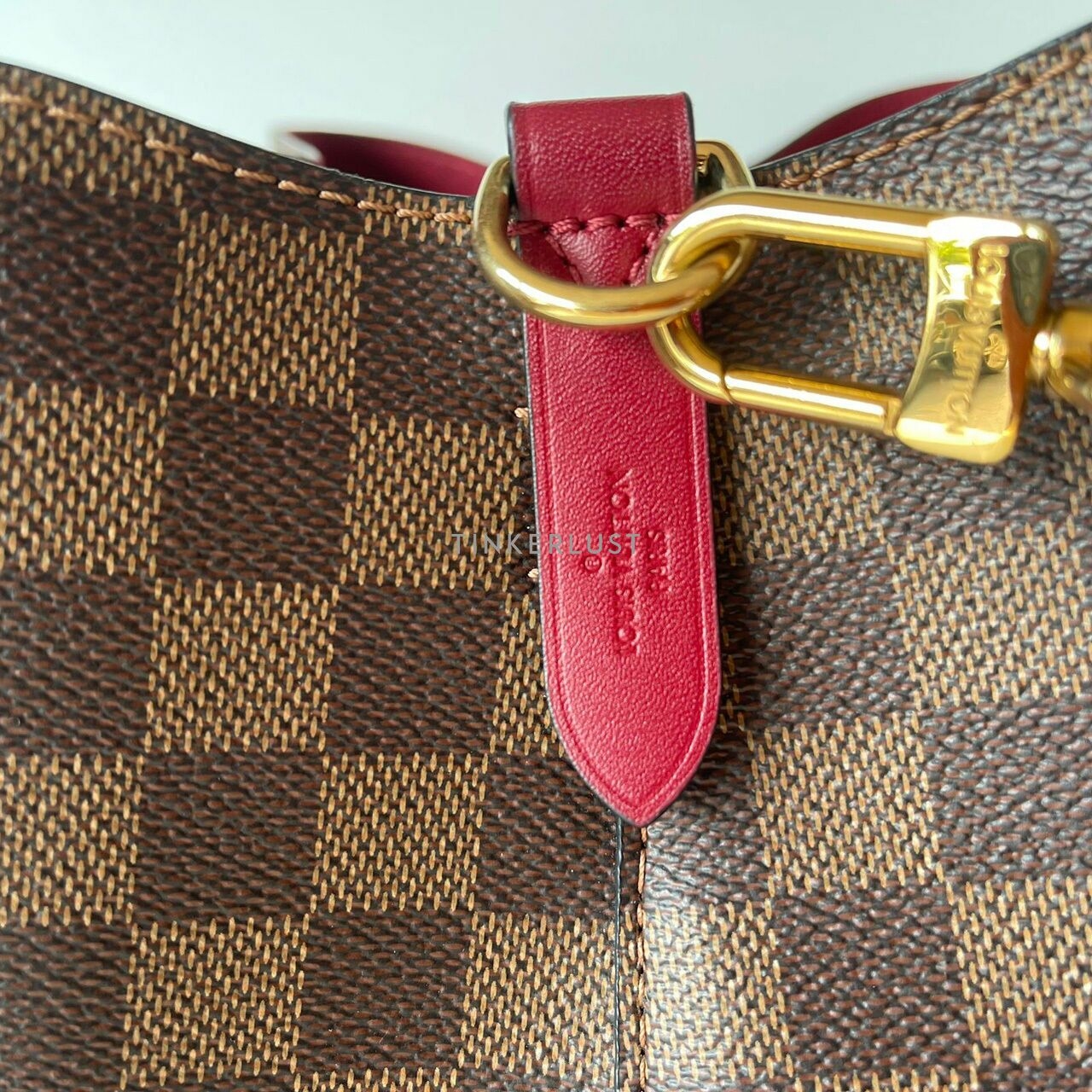 Louis Vuitton Neo Noe MM Damier Ebene Cherry Berry 2019