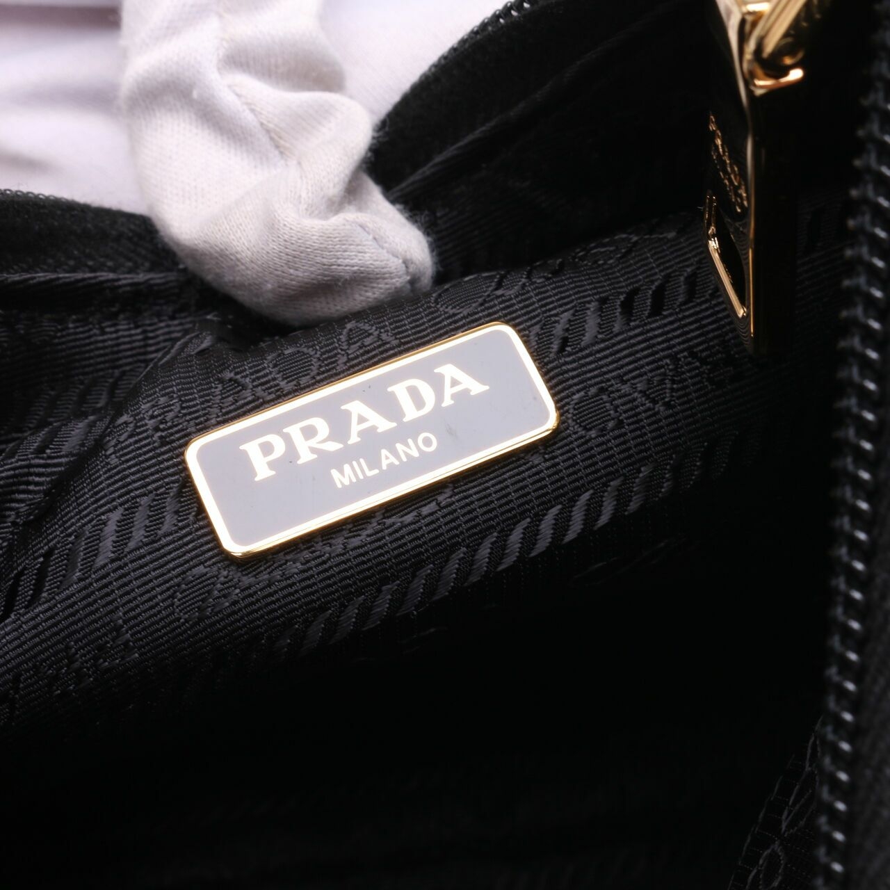 Prada Re-edition Puffer Black Nylon Bag GHW Handbag