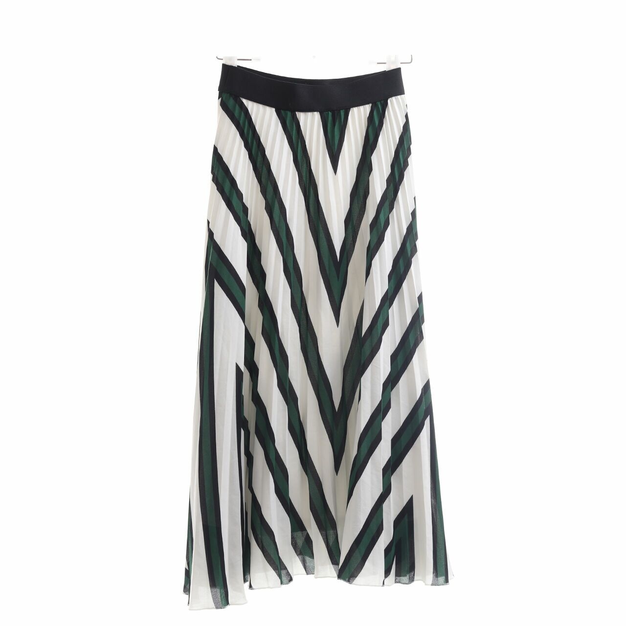 H&M ThreeTone Pleated Maxi Skirt