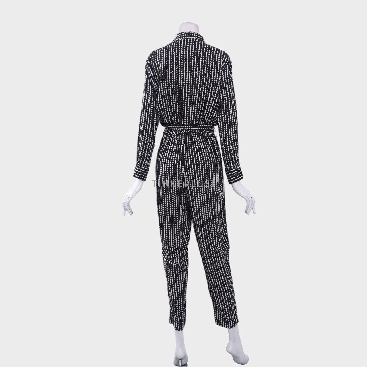 UNIQLO Black & White Polkadots Jumpsuit