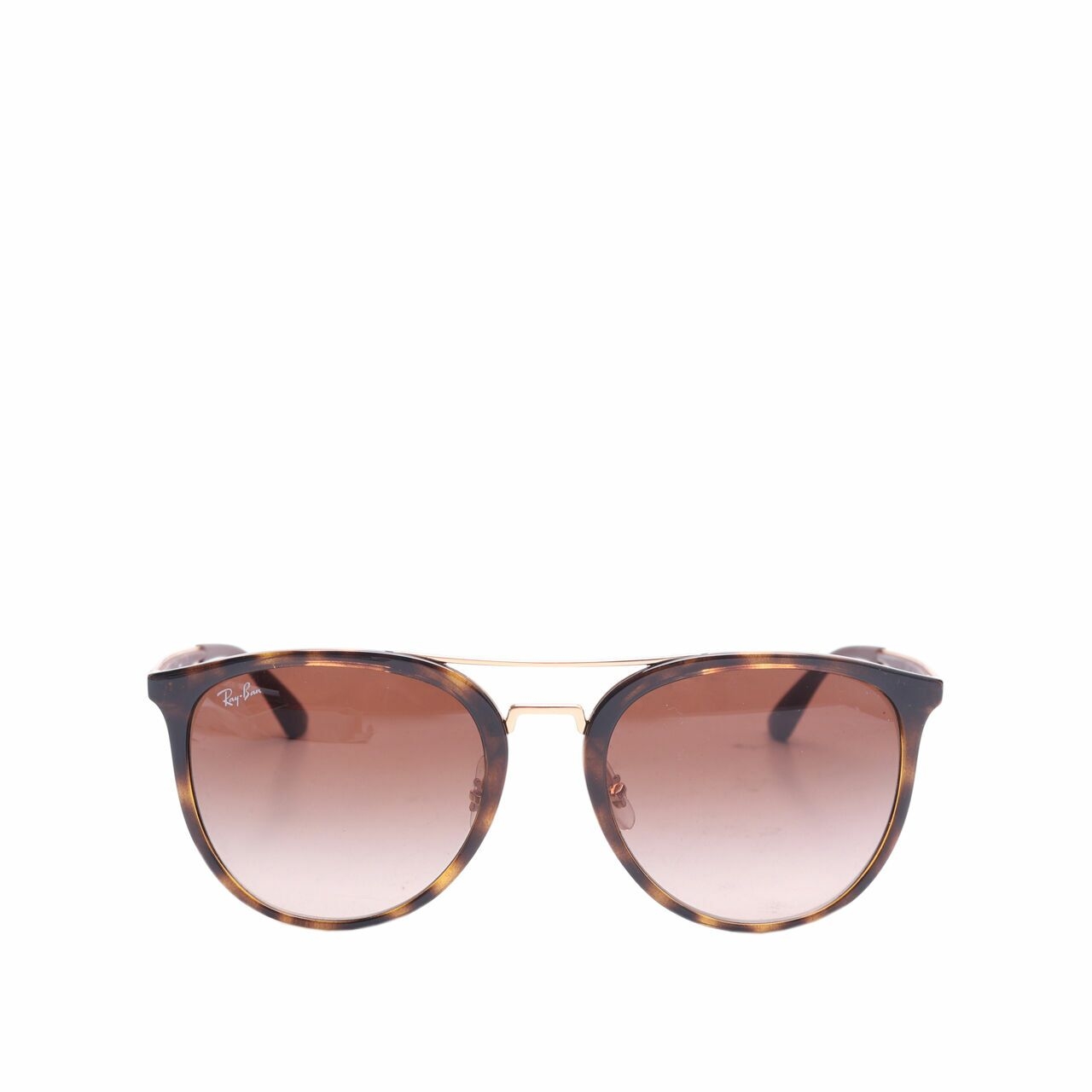 Ray-Ban Brown & Gold Eyeglasses