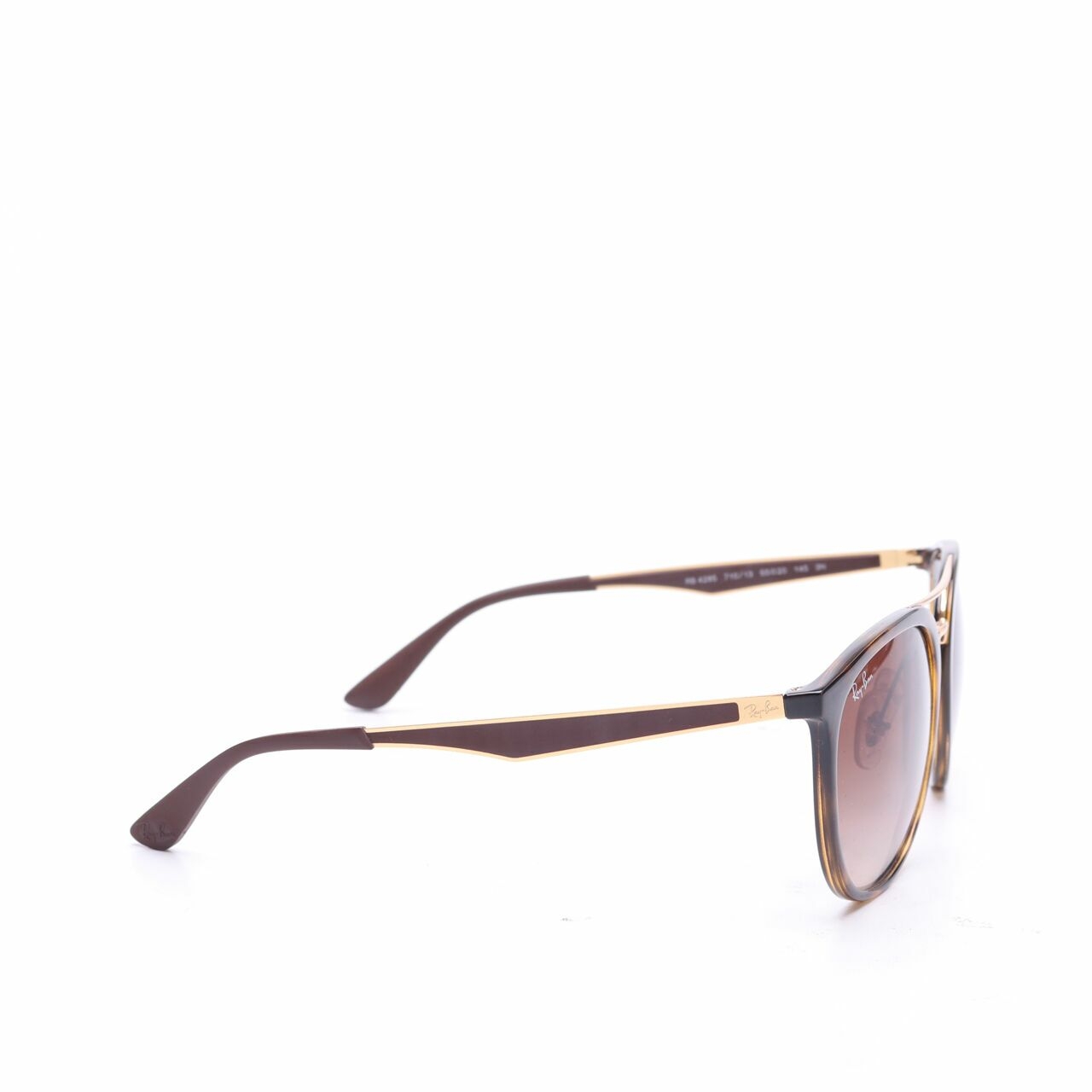 Ray-Ban Brown & Gold Eyeglasses